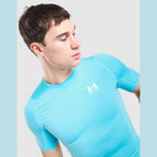 HeatGear Short Sleeve Compression T-Shirt Image 3 - LUZACTIVE - AUSTRALIA