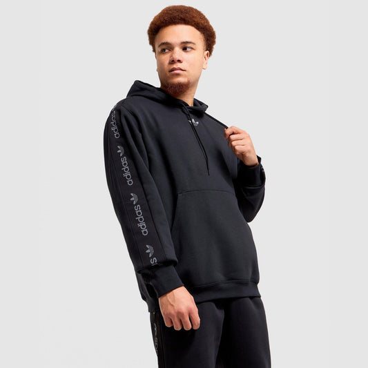 Jacquard Tape Fleece Hoodie Image 1 - LUZACTIVE - AUSTRALIA