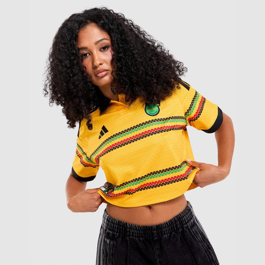 Jamaica Crop Home Jersey Image 1 - LUZACTIVE - AUSTRALIA