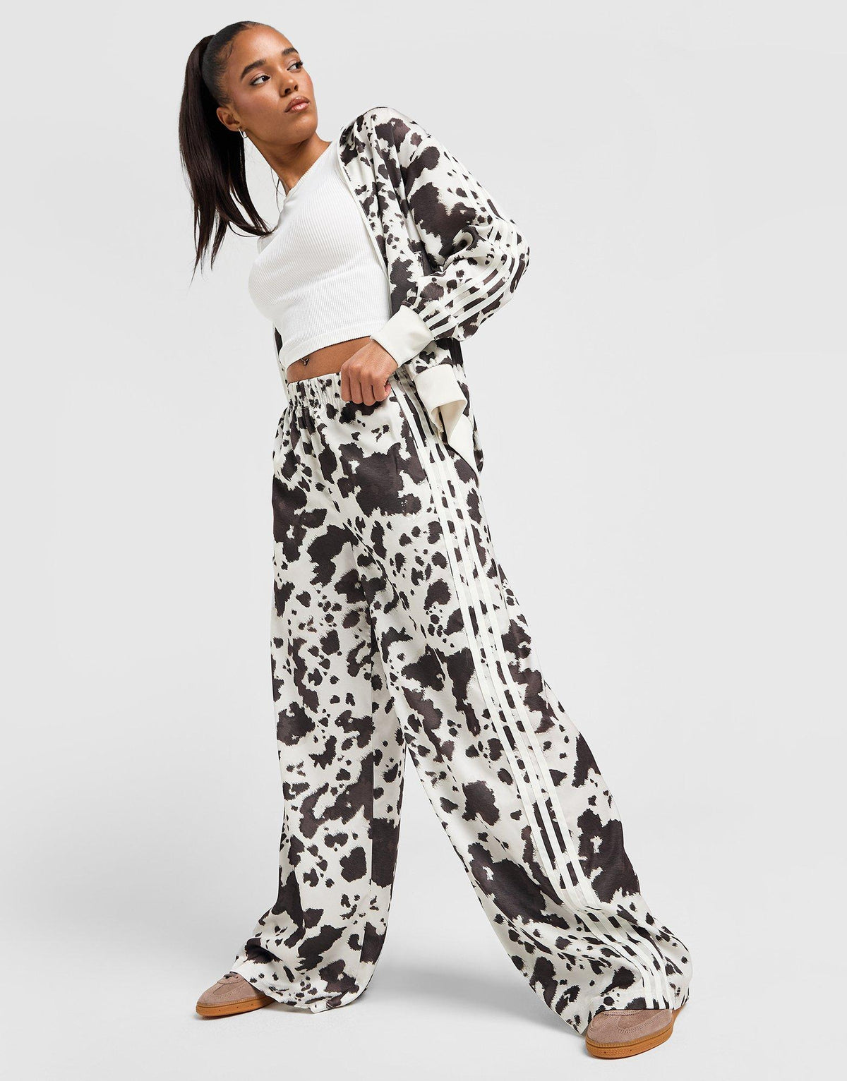 Western Satin Track Pants Image 1 - LUZACTIVE - AUSTRALIA