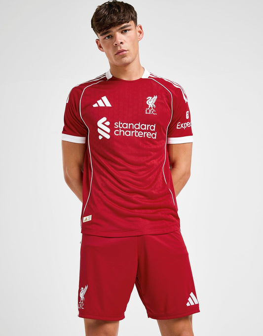 Liverpool FC 2025/26 Home Shorts Image 1 - LUZACTIVE - AUSTRALIA