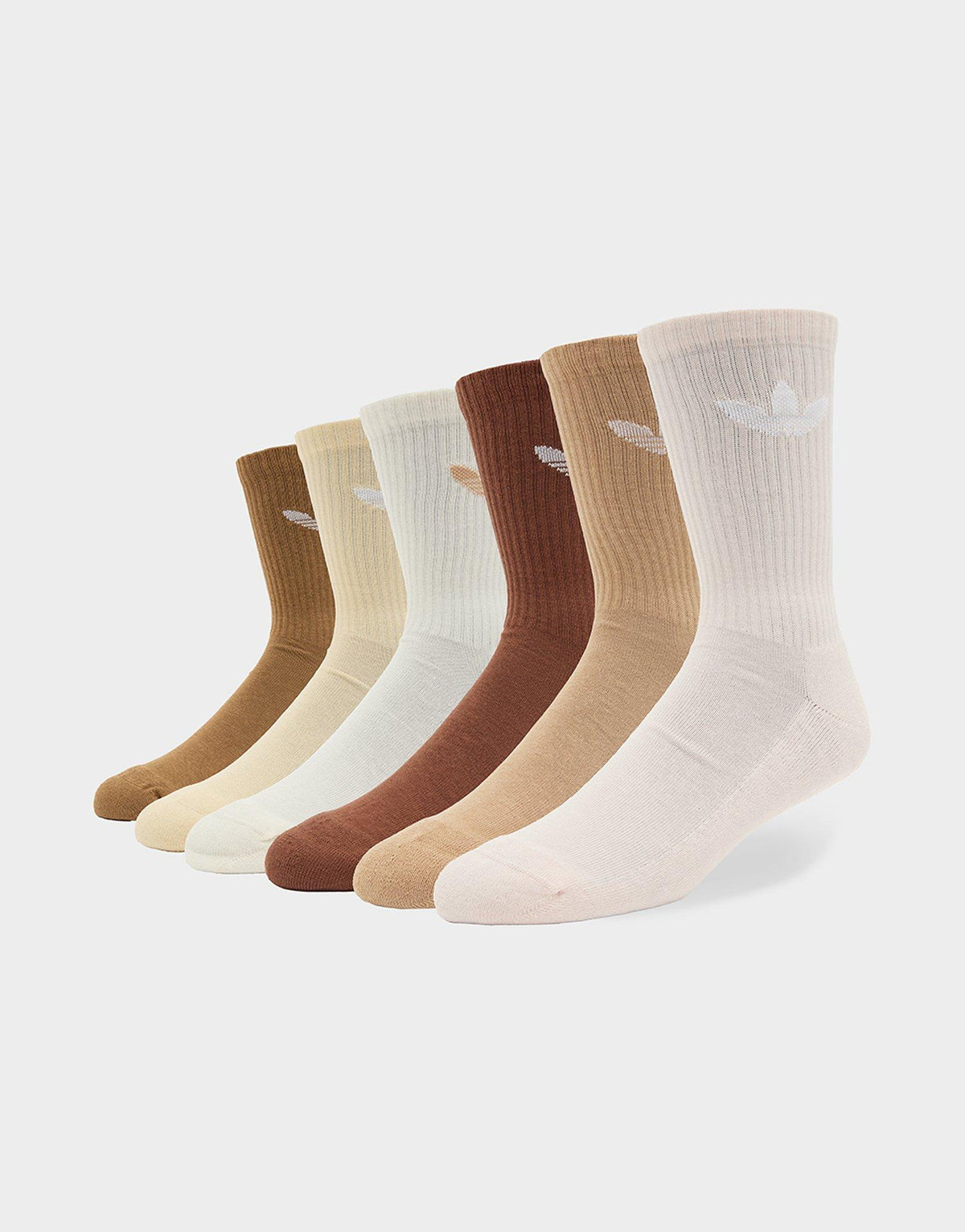 Trefoil Cushion Crew Socks (6 Pack) Image 1 - LUZACTIVE - AUSTRALIA
