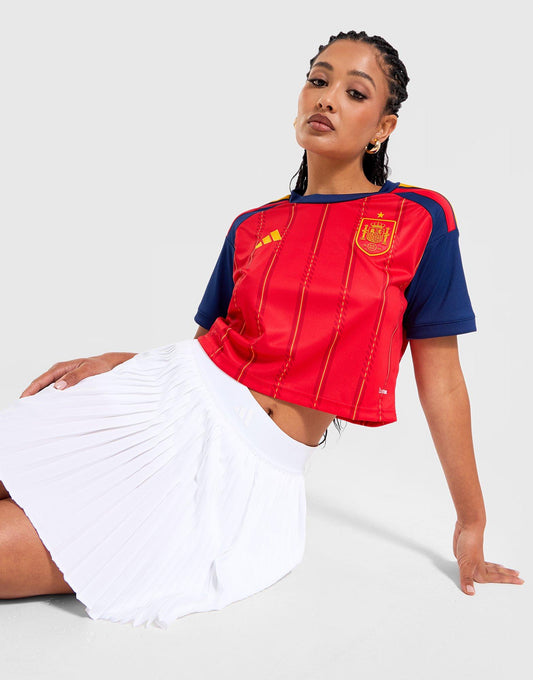 Spain 2026 Home Crop Shirt Image 1 - LUZACTIVE - AUSTRALIA