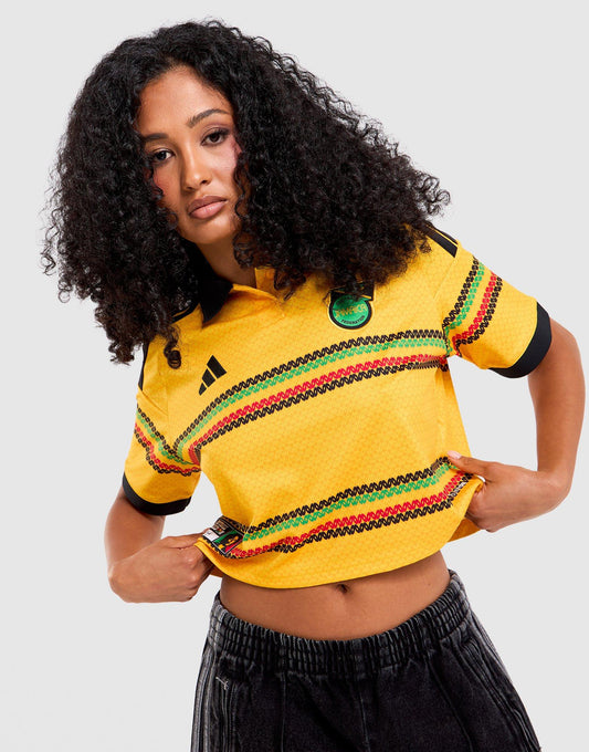 Jamaica Crop Home Jersey Image 1 - LUZACTIVE - AUSTRALIA