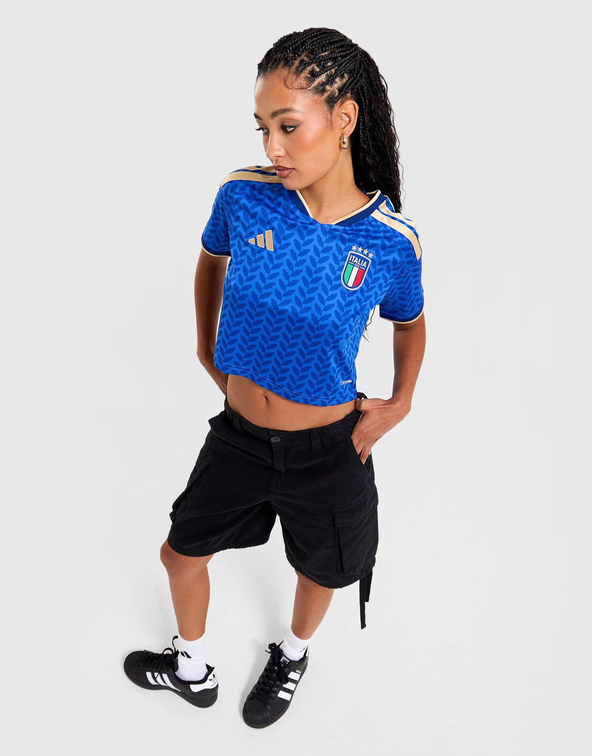 Italy 2026 Home Crop Shirt Image 1 - LUZACTIVE - AUSTRALIA