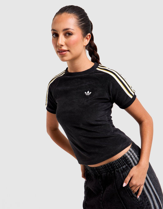 3-Stripes Fitted T-Shirt Image 1 - LUZACTIVE - AUSTRALIA