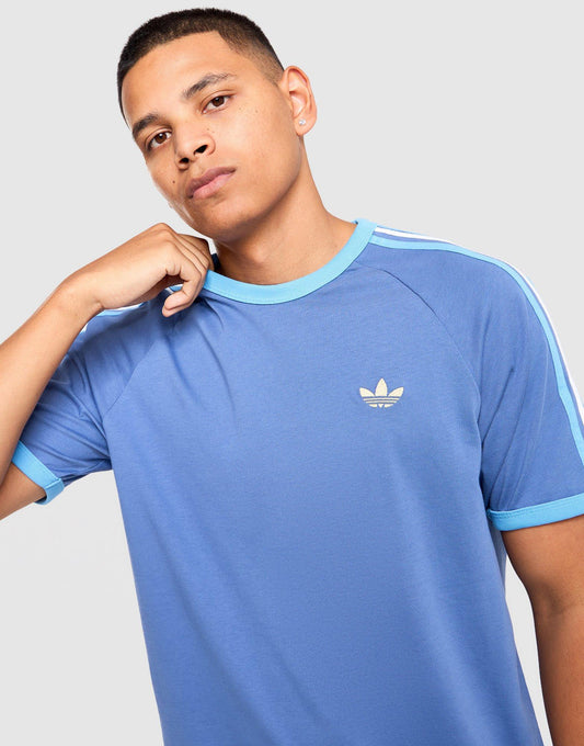 Argentina 3-Stripes Football T-Shirt Image 1 - LUZACTIVE - AUSTRALIA