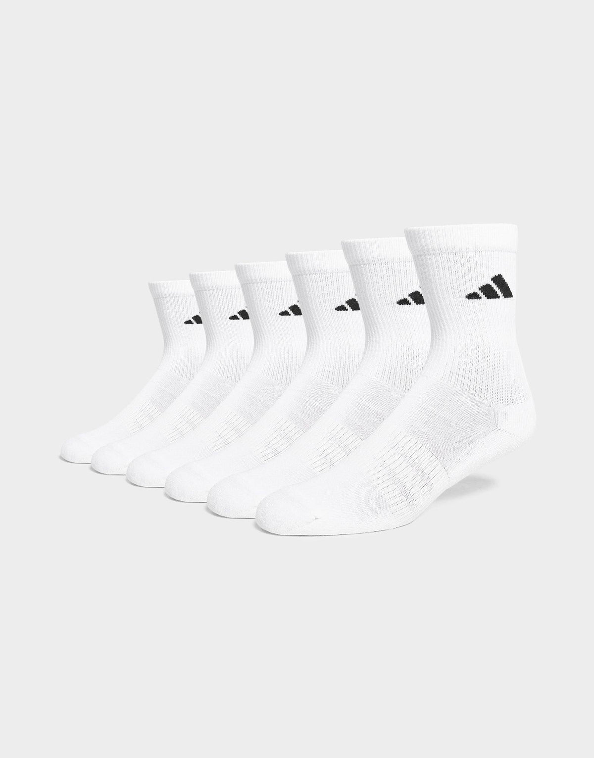 Cushioned Crew Socks (6 Pack) Image 1 - LUZACTIVE - AUSTRALIA