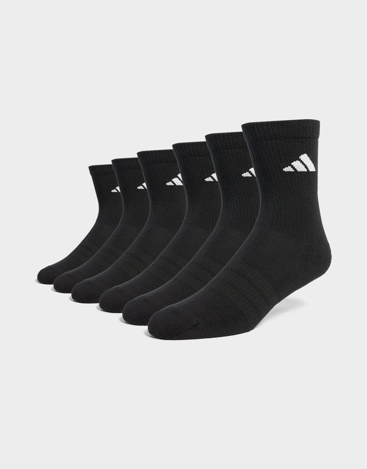 Cushioned Crew Socks (6 Pack) Image 1 - LUZACTIVE - AUSTRALIA