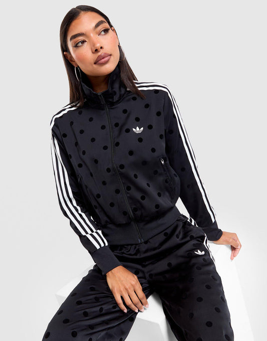 Satin Polka Dot Track Top Image 1 - LUZACTIVE - AUSTRALIA