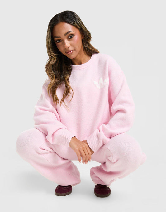 Trefoil Knit Sweatshirt Image 1 - LUZACTIVE - AUSTRALIA