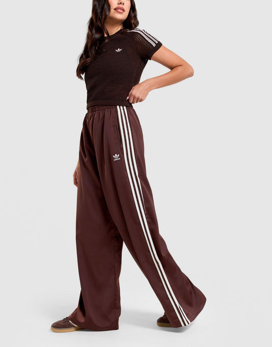 Adicolor Satin Wide Leg Track Pants Image 1 - LUZACTIVE - AUSTRALIA