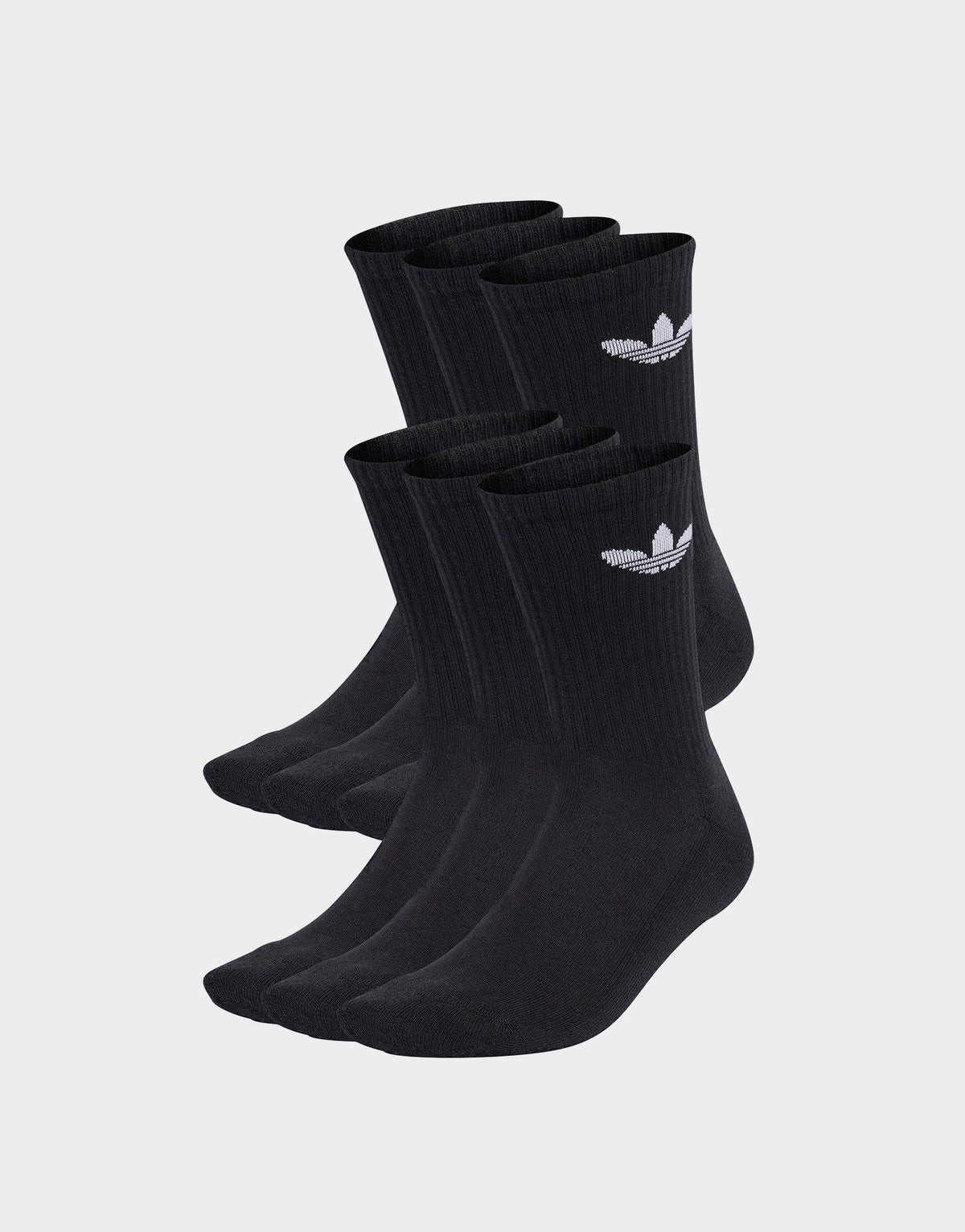 Trefoil Cushion Crew Socks (6 Pack) Image 1 - LUZACTIVE - AUSTRALIA