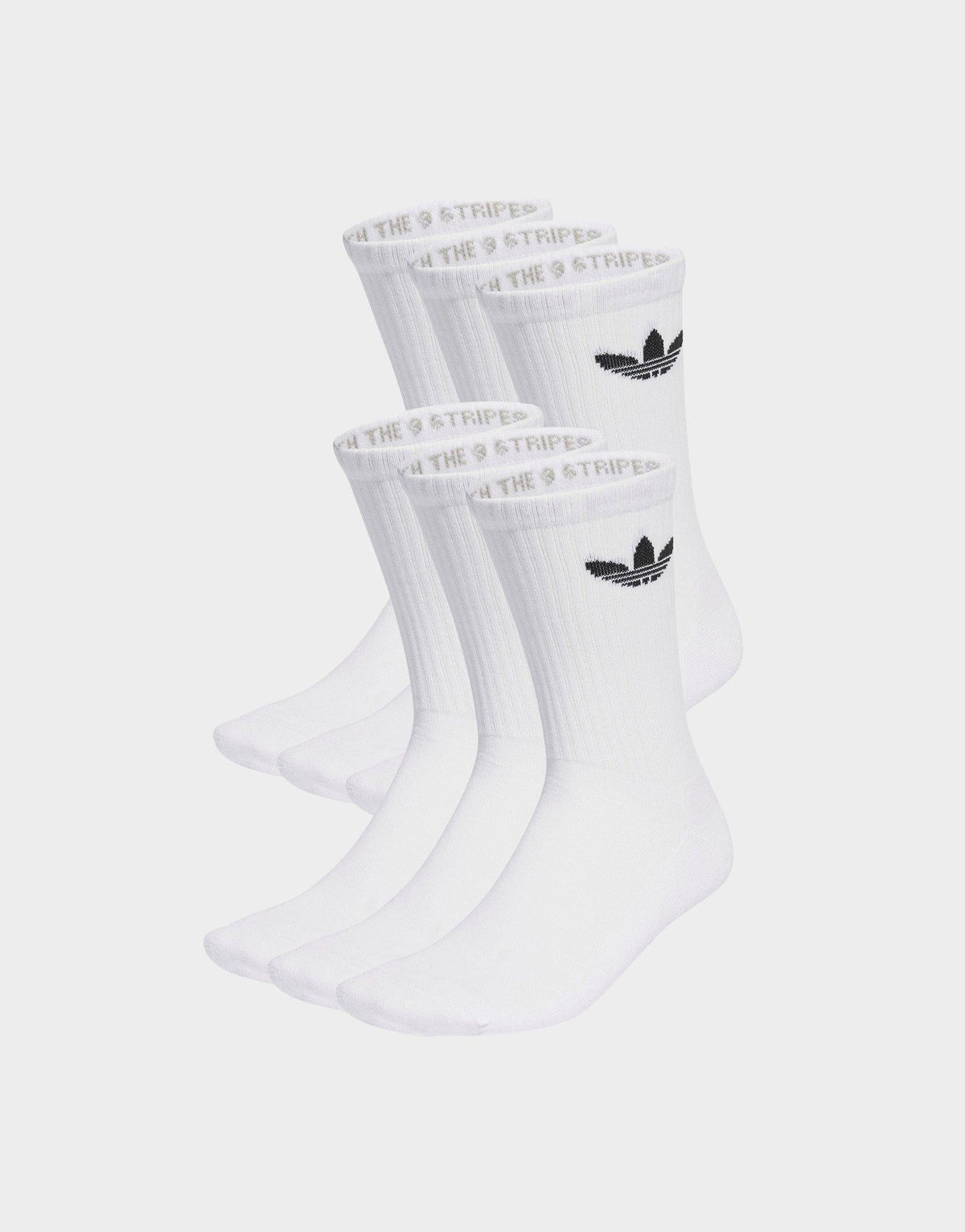 Trefoil Cushion Crew Socks (6 Pack) Image 1 - LUZACTIVE - AUSTRALIA