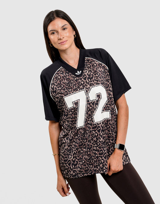 72 Leopard Oversized T-Shirt Image 1 - LUZACTIVE - AUSTRALIA