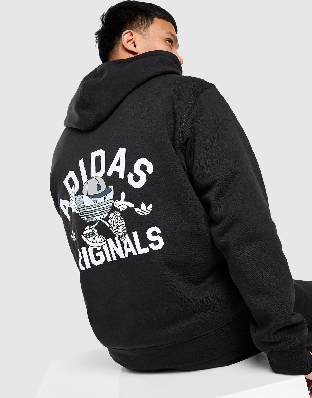 Trefoil Graphic Hoodie Image 1 - LUZACTIVE - AUSTRALIA