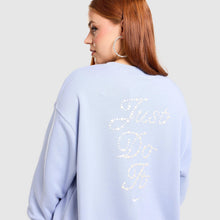 Just Do It Oversized Sweatshirt Image 1 - LUZACTIVE - AUSTRALIA