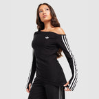 Long Sleeve Asymmetric One Shoulder Top Image 3 - LUZACTIVE - AUSTRALIA