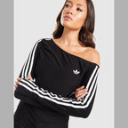 Long Sleeve Asymmetric One Shoulder Top Image 4 - LUZACTIVE - AUSTRALIA