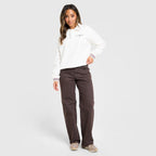 Long Sleeve Fleece Polo Sweatshirt Image 1 - LUZACTIVE - AUSTRALIA
