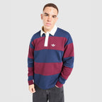 Long Sleeve Rugby Crew Sweatshirt Image 2 - LUZACTIVE - AUSTRALIA