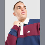Long Sleeve Rugby Crew Sweatshirt Image 3 - LUZACTIVE - AUSTRALIA