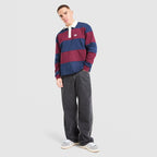 Long Sleeve Rugby Crew Sweatshirt Image 4 - LUZACTIVE - AUSTRALIA