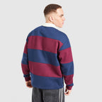Long Sleeve Rugby Crew Sweatshirt Image 5 - LUZACTIVE - AUSTRALIA