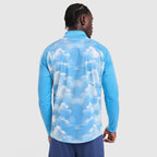 Manchester City FC Warm Up 1/4 Zip Top Image 3 - LUZACTIVE - AUSTRALIA