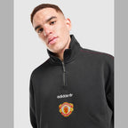 Manchester United FC EQT 1/2 Zip Sweatshirt Image 3 - LUZACTIVE - AUSTRALIA