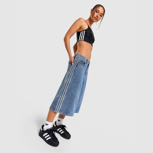 Mid Rise Denim Jorts Image 1 - LUZACTIVE - AUSTRALIA