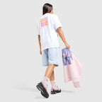 Multi Box Logo Boyfriend T-Shirt Image 1 - LUZACTIVE - AUSTRALIA