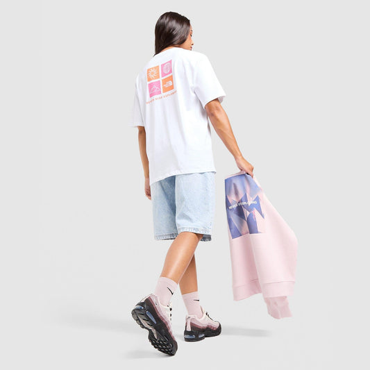 Multi Box Logo Boyfriend T-Shirt Image 1 - LUZACTIVE - AUSTRALIA