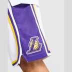 NBA Los Angeles Lakers Swingman Shorts Image 4 - LUZACTIVE - AUSTRALIA