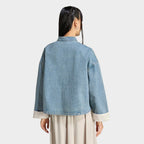 New Chinese Denim Jacket Image 3 - LUZACTIVE - AUSTRALIA