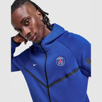 Paris Saint Germain Tech Fleece Hoodie Image 3 - LUZACTIVE - AUSTRALIA