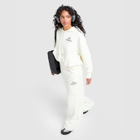 Phoenix Fleece Graphic Swoosh Wide Leg Joggers Image 1 - LUZACTIVE - AUSTRALIA