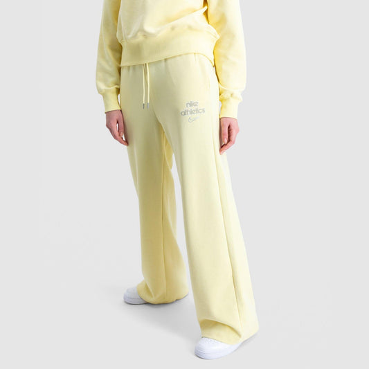 Phoenix Fleece Graphic Swoosh Wide Leg Joggers Image 1 - LUZACTIVE - AUSTRALIA