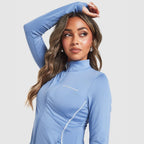 Piping Full Zip Top Image 3 - LUZACTIVE - AUSTRALIA