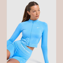 Pro Training Seamless Full Zip Top Image 1 - LUZACTIVE - AUSTRALIA
