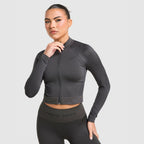 Pro Training Seamless Full Zip Top Image 2 - LUZACTIVE - AUSTRALIA