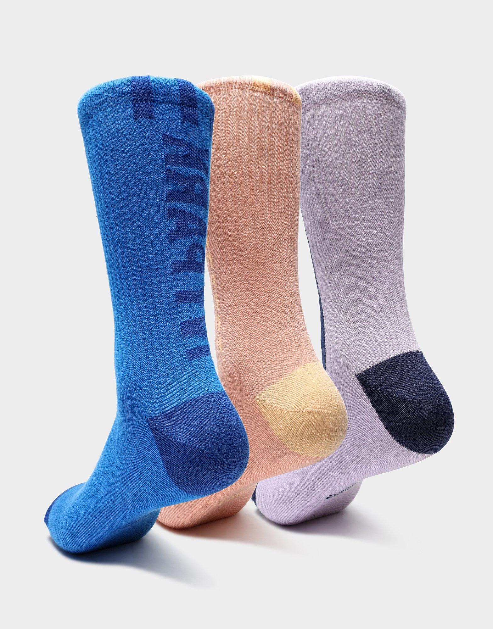 adidas Sock Crw 3pk Ivyp Pnk/blu/purp image
