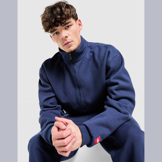 Red Box 1/2 Zip Fleece Image 1 - LUZACTIVE - AUSTRALIA