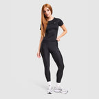 Ribbed SlimT-Shirt Image 3 - LUZACTIVE - AUSTRALIA