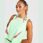 Running AeroSwift Cropped Tank Top Image 1 - LUZACTIVE - AUSTRALIA