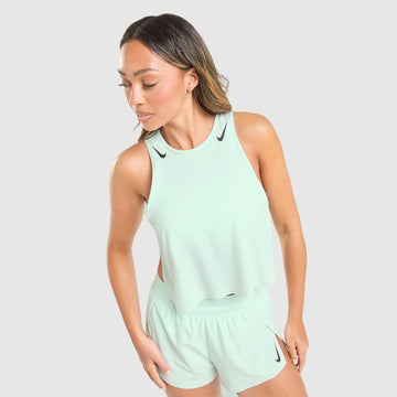 Running AeroSwift Cropped Tank Top Image 2 - LUZACTIVE - AUSTRALIA