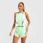 Running AeroSwift Cropped Tank Top Image 3 - LUZACTIVE - AUSTRALIA