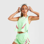 Running AeroSwift Cropped Tank Top Image 4 - LUZACTIVE - AUSTRALIA