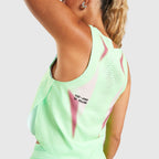 Running AeroSwift Cropped Tank Top Image 5 - LUZACTIVE - AUSTRALIA