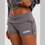 Ryze Foldover Jersey Shorts Image 2 - LUZACTIVE - AUSTRALIA